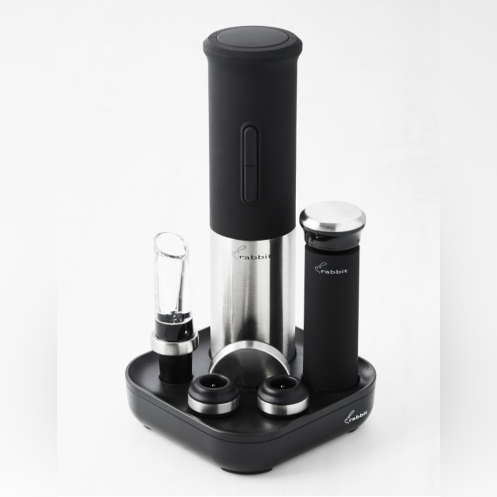 Rabbit wine opener set